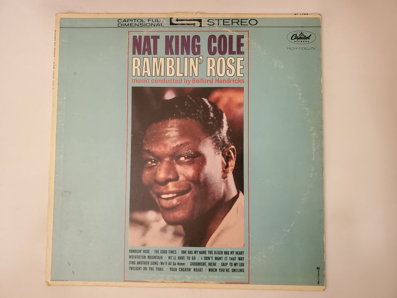 Nat King Cole Ramblin' Rose vinyl record